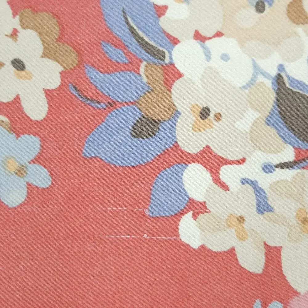 VTG Lauren Ralph Lauren Madeline Pillow Sham Standard Cotton Floral Cottage 2pcs